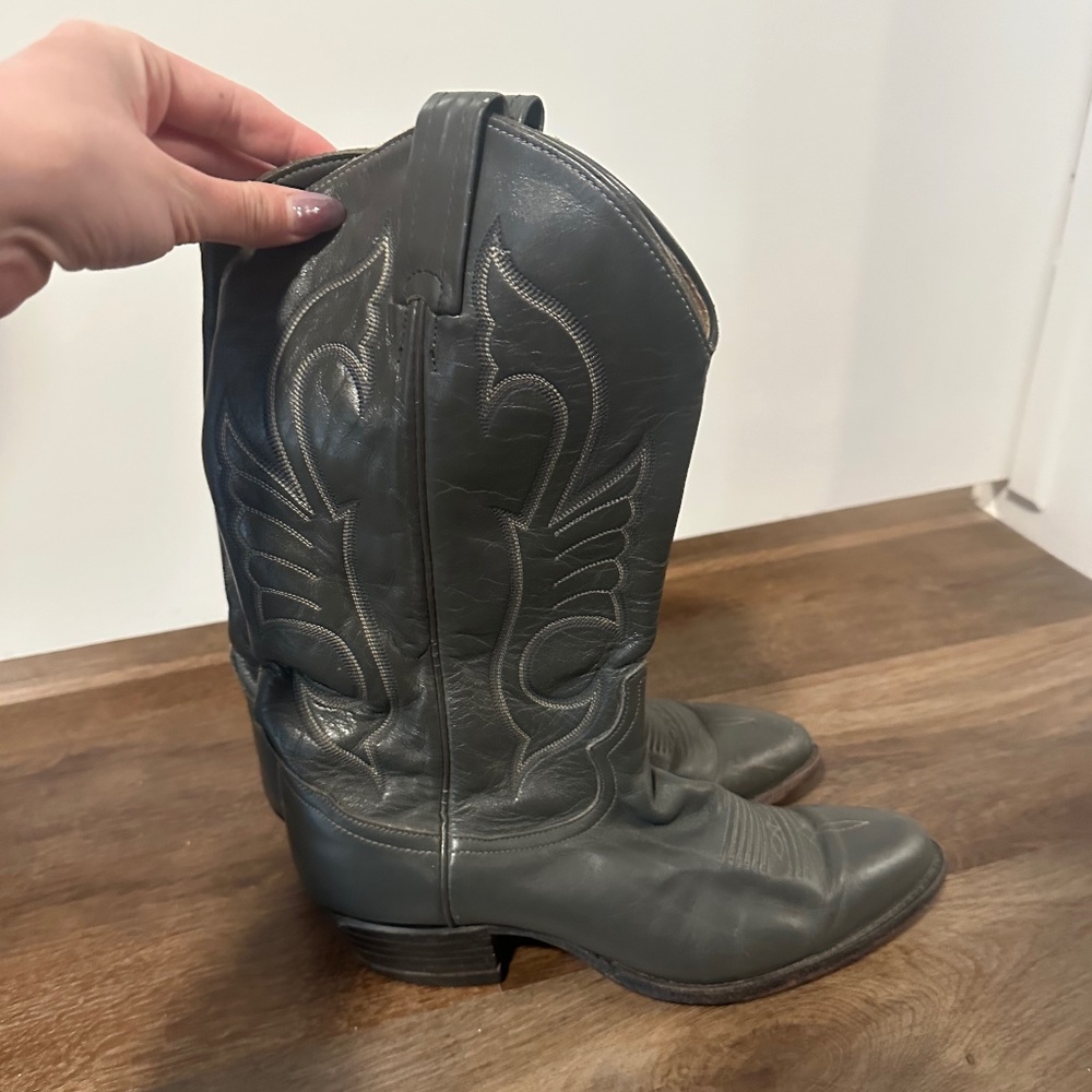 True Vintage Tony Lama Cowboy Boots Size 10